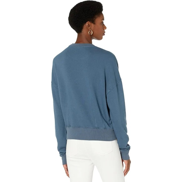 NWT n:Philanthropy Sela Sweatshirt Crewneck in Blue Mirage Size M - Picture 11 of 13